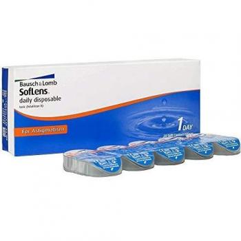 BAUSCH + LOMB - SofLens® Daily disposable For Astigmatism - Lentes de contacto de reemplazo diario para Astigmatismo - Pack de 30