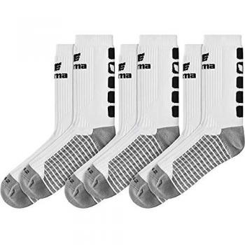 Erima Classic 5-C Socks 3-Pack - White