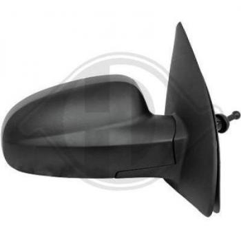 Espejo retrovisor DIEDERICHS 6926024 con carcasa de plástico, ajuste manual, cristal convexo y diseño aerodinámico