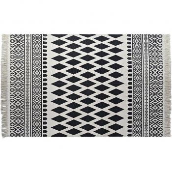 Alfombra de Diseño DKD Home Decor en Blanco y Negro (160 x 250 cm)