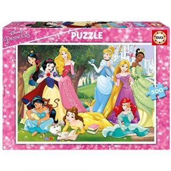 Educa Borras - Serie Disney, Puzzle 500 piezas Princesas Disney