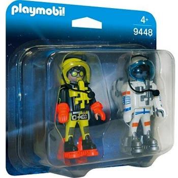 PLAYMOBIL- Astronautas Juguete, Multicolor