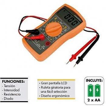 Alyco 119339 Multímetro digital, Naranja