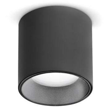 Downlight LED Superficie Negro 4000K No Regulable