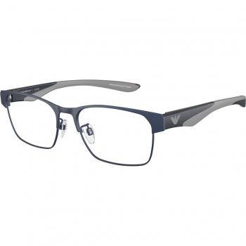 Emporio Armani EA1141 Asian Fit 3018 Men's Eyeglasses Blue Size 54 - Blue Light Block Available