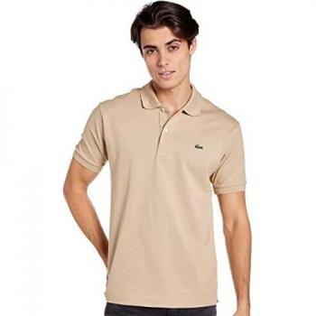 Lacoste Classic Fit Beige Polo Shirt for Men - Size S