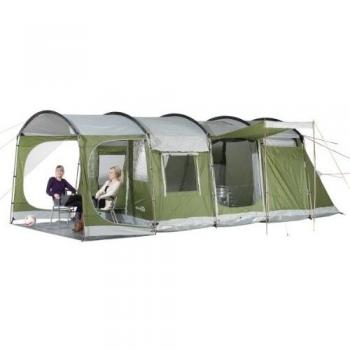 Skandika Saturn 4 - Tienda de campaña, color verde / blanco, talla 655 x 290 cm