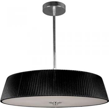 Lámpara de Techo ASTRID 4xE27 50cm Negro/Cromo