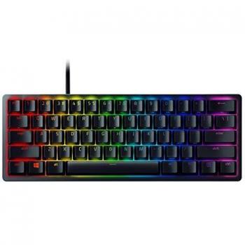 Teclado Gaming Razer Huntsman Mini con Interruptores Rojos, Diseño QWERTY Internacional EE.UU - Color Negro