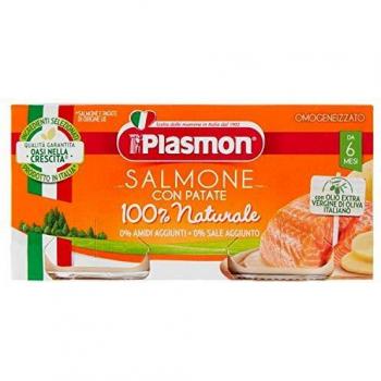 Plasmon Omogeneizado de Salmón con Verduras 2 x 80 g