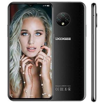 Telefono movil libres doogee x952020 android 10 smartphone libre 4g pantalla 652 pulgadas 4350mah bateria triple camara 13mp5mp16gb 2gb doble sim face id negro