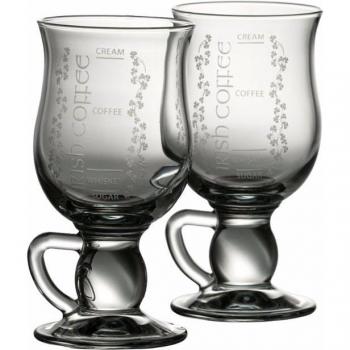 Galway Crystal Irish Coffee Glasses Pair