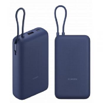 Power Bank Xiaomi 33W 10000mAh con Cable Integrado USB-C Azul