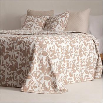 Colcha jacquard reversible Salvi - Diseño floral primavera verano