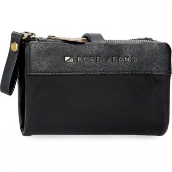 Cartera con monedero extraíble Pepe Jeans Morgan negro