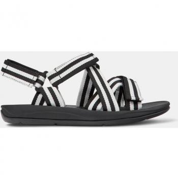 CAMPER Match Sandals for Men in Black/White - Size 44 (10.5 US) - Cotton Fabric