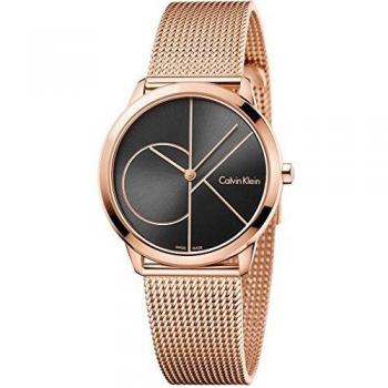 Calvin Klein Reloj Analogico para Mujer de Cuarzo con Correa en Acero Inoxidable K3M22621