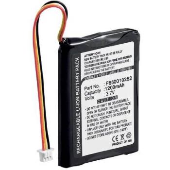 Wentronic GPS Navigation Akku for TomTom One/Rider/V2 1200mAh Ión de litio 1200mAh 3.7V batería recargable - Batería/Pila recargable