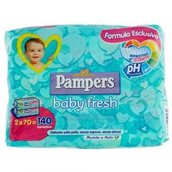 Pampers Baby Dry Fresh Toallitas 2x70uds