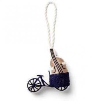 Ferm Living Decoración para árbol de Navidad, Algodón, Multicolor, 6,5cm