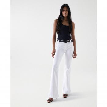 Vaquero push up de mujer Destiny flare de tiro medio Salsa Jeans
