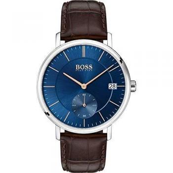 Hugo Boss Mens Analogue Classic Quartz Watch with Leather Strap 1513639