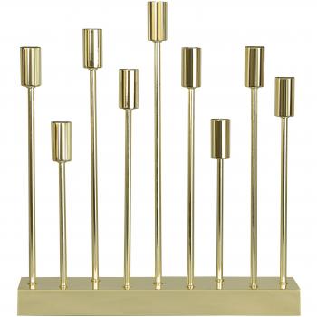 Star 132 – 10 iluminación decorativa, plástico, latón, 42 x 8 x 47,5 cm
