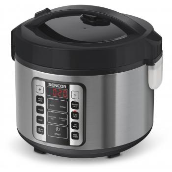 Olla Arrocera Multifuncional Sencor SRM 3151BK 700W 1,5L Acero Inoxidable