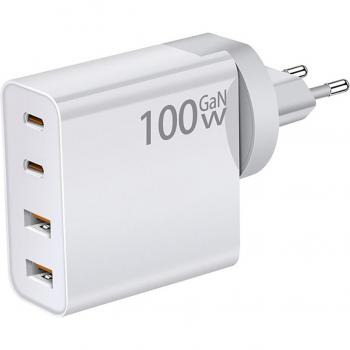 Cargador USB DAM con salida PD100W + PD30 + doble QC3.0 18W
