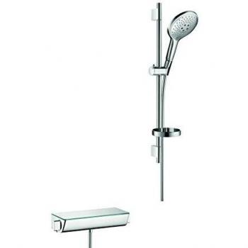 Hansgrohe 27036000 Raindance Select S 150 Air combinación de set de ducha y termostato, 3 tipos de chorro, cromo