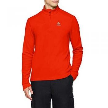 Odlo Bernina - Jersey para Hombre, Hombre, Jersey para Hombre, 592852, Fiery Red, Large