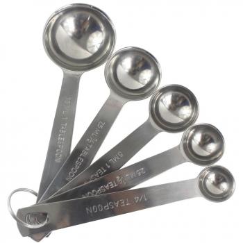 Dianoo conjunto de 5 cucharas de condimentos, acero inoxidable cucharas medidoras, medición líquido y seco ingredientes precisamente, tomar el té y Condimento precisamente