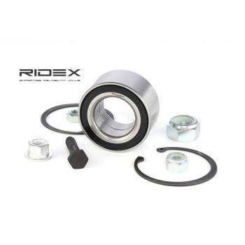 Kit de Rodamientos de Rueda RIDEX 654W0011 para VW y SEAT, Compatible con Modelos GOLF III (1H1), Incluye Cojinetes de Eje Delantero Izquierdo y Derecho