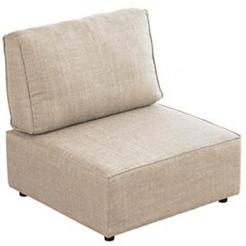 Sofá Modular Personalizable Craft 1 Plaza Beige con Módulos y Puffs Combinables