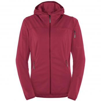 VAUDE Women's Durance Hooded Chaqueta, Mujer, Rojo Cluster, M