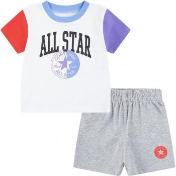 Conjunto Converse Blocked Infantil Grey