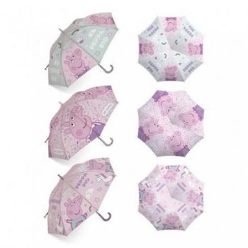 Paraguas Automático Poly Peppa Pig 48cm