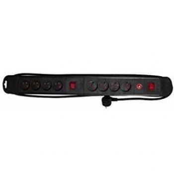 Regleta Enchufes 8 Tomas con Interruptor Chacon (1,5 m)