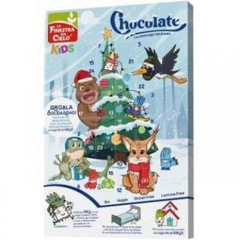 Calendario de Adviento de Chocolate Vegano Bio La Finestra Sul Cielo 96g