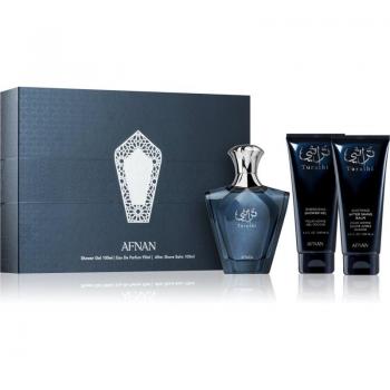 Afnan Turathi Homme Blue Men's Gift Set (Eau de Parfum 90ml + After Shave Balm 100ml + Shower Gel 100ml - 3 Piece Pack)