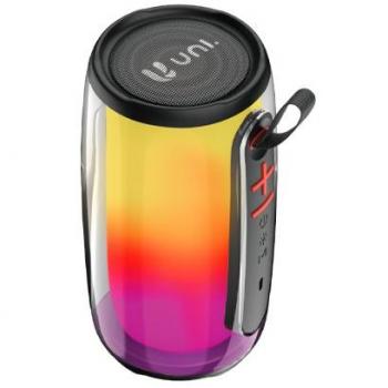 Altavoz Uni Colorful 20W - Altavoz portátil, potencia de 20W, diseño colorido, conexión Bluetooth, batería recargable, entrada auxiliar, micrófono incorporado