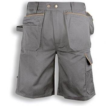 Bermudas de Trabajo Seba Talla L, 146 g, Algodón/Poliéster, Gris