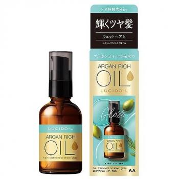 Mandom Lucido-L Argan Rich Hair Treatment Oil Sheer Gloss 60ml