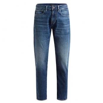 Guess Angels Slim Denim Pant, Straight Jeans, male, Blue, Size: W29, Stretch Cotton