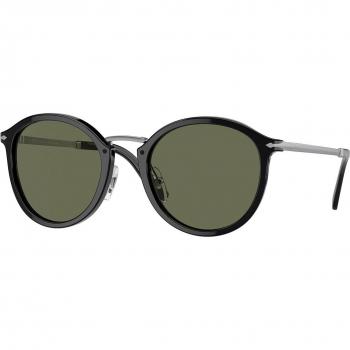 Persol PO3309S/S Asian Fit Polarized 95/58 Men's Sunglasses Black Size 51