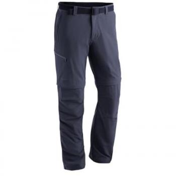 Maier Sports Tajo 2 Men's Zip-Off Trekking Pants - Breathable, Dark Blue, Size 56