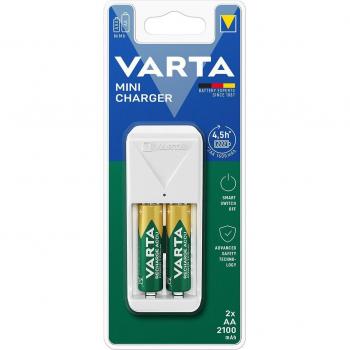 Varta Mini Charger para Pilas Recargables 2x AA 2100 mAh