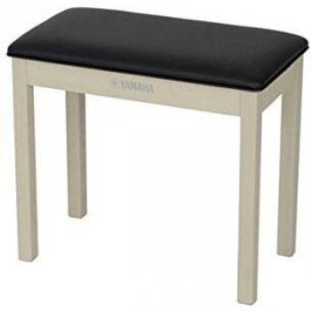 Yamaha B1WA Banco para Piano Digital y Teclado, Madera de Haya, Blanco Ceniza