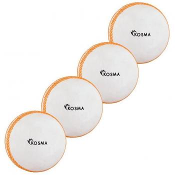 Kosma set de 4 pelotas de críquet Windball | Soft | Bola de formación práctica Indoor/Outdoor Bal