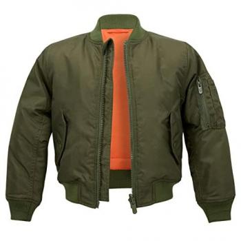 Brandit Kids MA1 Olive Jacket Size M 134-140 cm